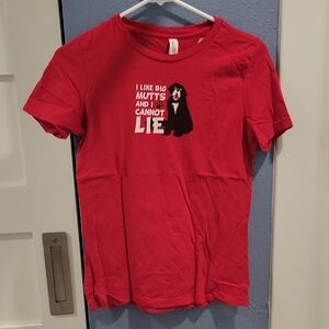 Red Kids T-Shirt with Dog Print